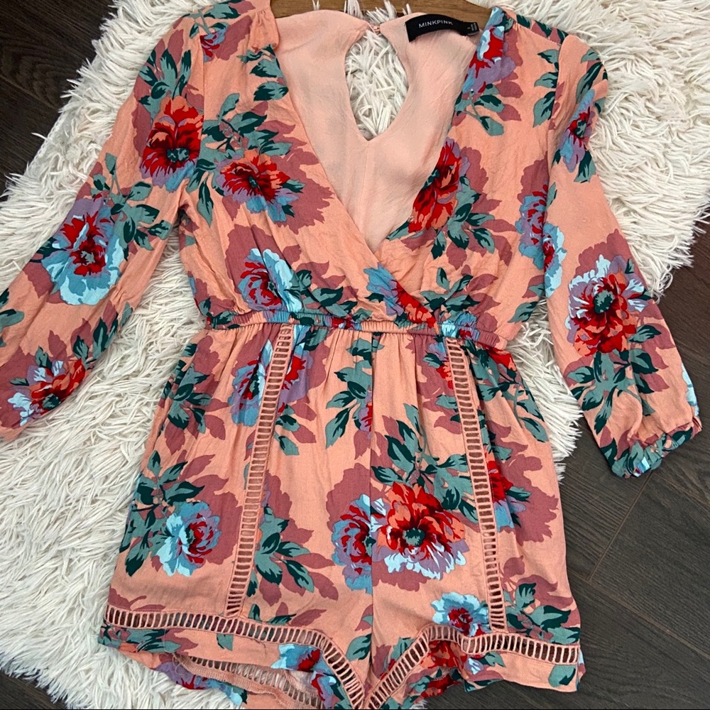 MINKPINK Parade About Floral Romper